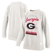 Pressbox Georgia Bulldogs Plus Comfy Cairo Terry Pullover Sweatshirt