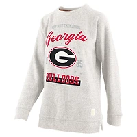 Pressbox Georgia Bulldogs Plus Comfy Cairo Terry Pullover Sweatshirt