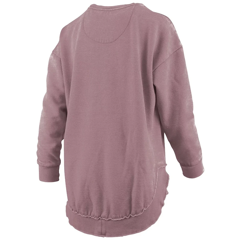 Pressbox Georgia Bulldogs Poncho Fleece Pullover Sweatshirt