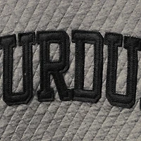 Pressbox Heather Charcoal Purdue Boilermakers Moose Quilted Pullover Sweatshirt