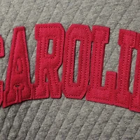 Pressbox Heather Charcoal South Carolina Gamecocks Moose Quilted Pullover Sweatshirt