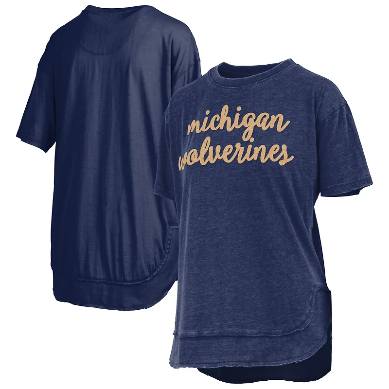 Pressbox Michigan Wolverines Poncho T-Shirt
