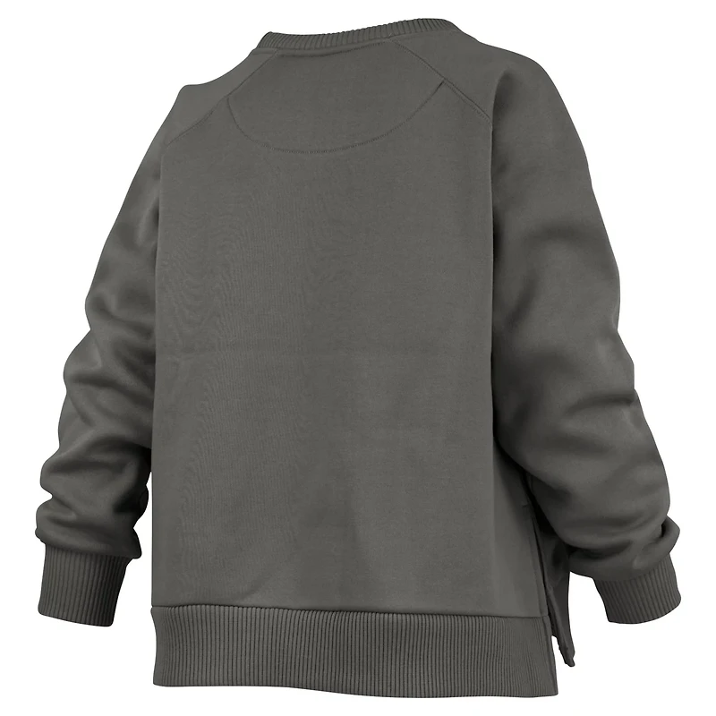 Pressbox Nebraska Huskers Pocketed Raglan Pullover Sweatshirt