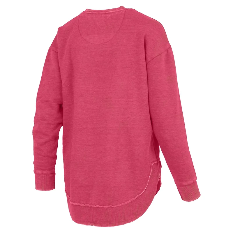Pressbox Nebraska Huskers Westin Poncho V-Neck Pullover Sweatshirt