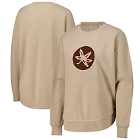 Pressbox Ohio State Buckeyes Poncho Fleece Pullover Sweatshirt