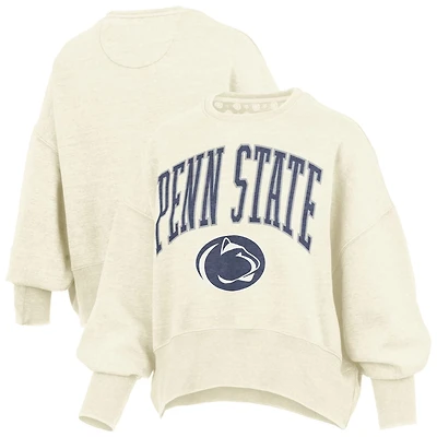 Pressbox Penn State Nittany Lions Oversized Waist-Length Crewneck Sweatshirt
