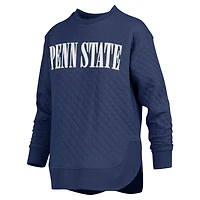 Pressbox Penn State Nittany Lions Quilted Long Sleeve Pullover Sweatshirt