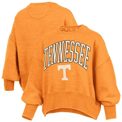 Pressbox Tennessee Volunteers Oversized Waist-Length Crewneck Sweatshirt