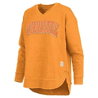 Pressbox Tennessee Tennessee Volunteers Westin Poncho V-Neck Pullover Sweatshirt