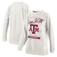 Pressbox Texas AM Aggies Plus Comfy Cairo Terry Pullover Sweatshirt
