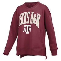 Pressbox Texas AM Aggies Pocketed Arch Pullover Sweatshirt