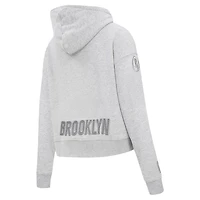 Pro Standard Brooklyn Nets Triple Tonal Full-Zip Hoodie