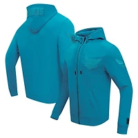 Pro Standard Charlotte Hornets Triple Tonal DK Full-Zip Hoodie Jacket