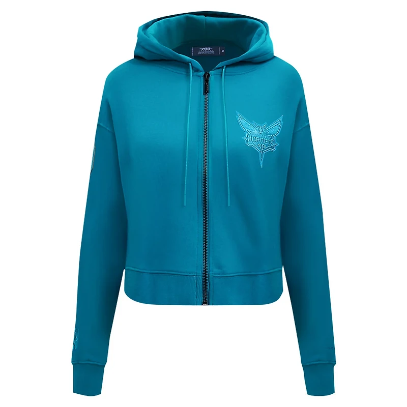 Pro Standard Charlotte Hornets Triple Tonal Full-Zip Hoodie