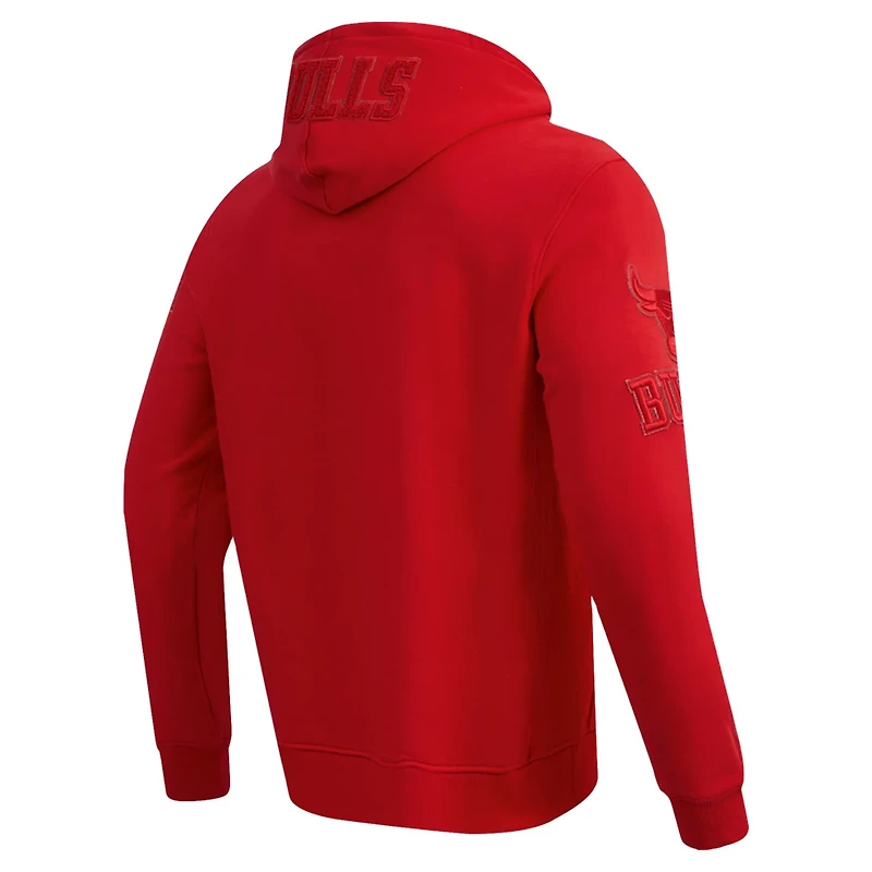 Pro Standard Chicago Bulls Triple Tonal DK Full-Zip Hoodie Jacket