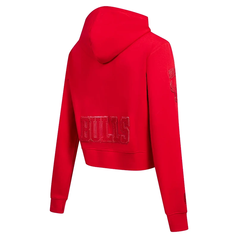 Pro Standard Chicago Bulls Triple Tonal Full-Zip Hoodie