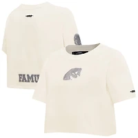 Pro Standard Florida AM Rattlers Reverse French Terry Boxy Cropped T-Shirt