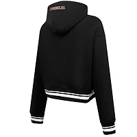 Pro Standard Florida State Seminoles Script Tail Fleece Cropped Pullover Hoodie
