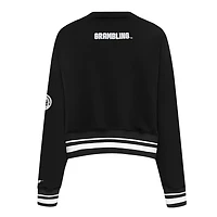 Pro Standard Grambling Tigers Pearl Cropped Pullover Sweatshirt