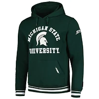 Pro Standard Michigan State Spartans Classic Stacked Logo Pullover Hoodie