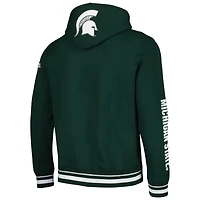Pro Standard Michigan State Spartans Classic Stacked Logo Pullover Hoodie