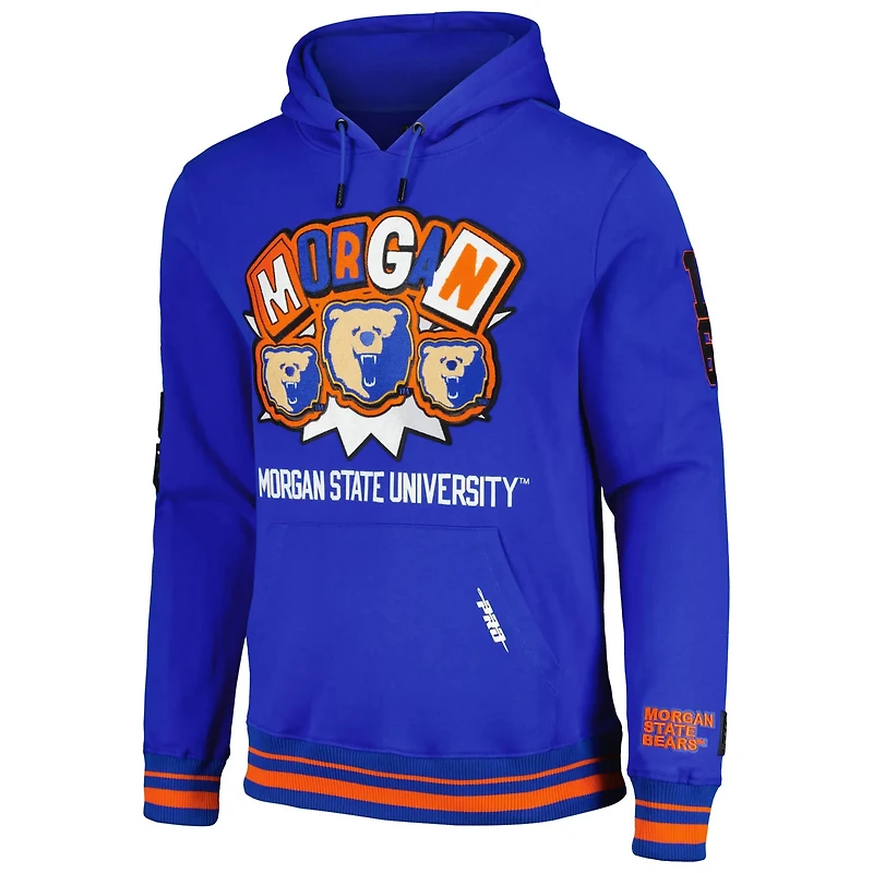 Pro Standard Morgan State Bears Homecoming Ribbed Fleece Pullover Hoodie