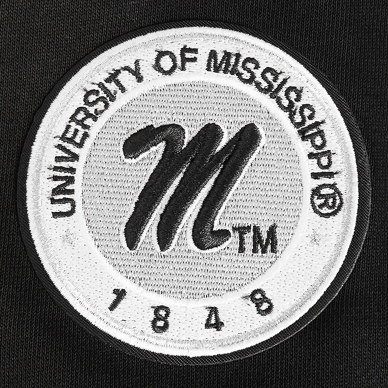 Pro Standard Ole Miss Rebels Pearl Cropped Pullover Sweatshirt