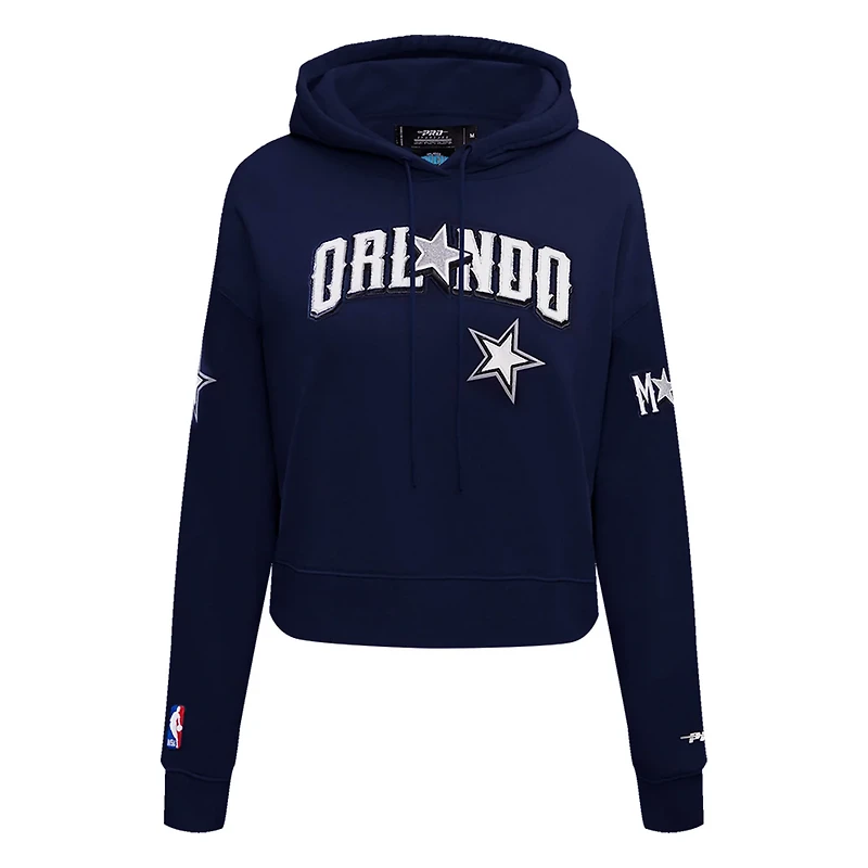 Pro Standard Orlando Magic 2023 24 City Edition Cropped Pullover Hoodie