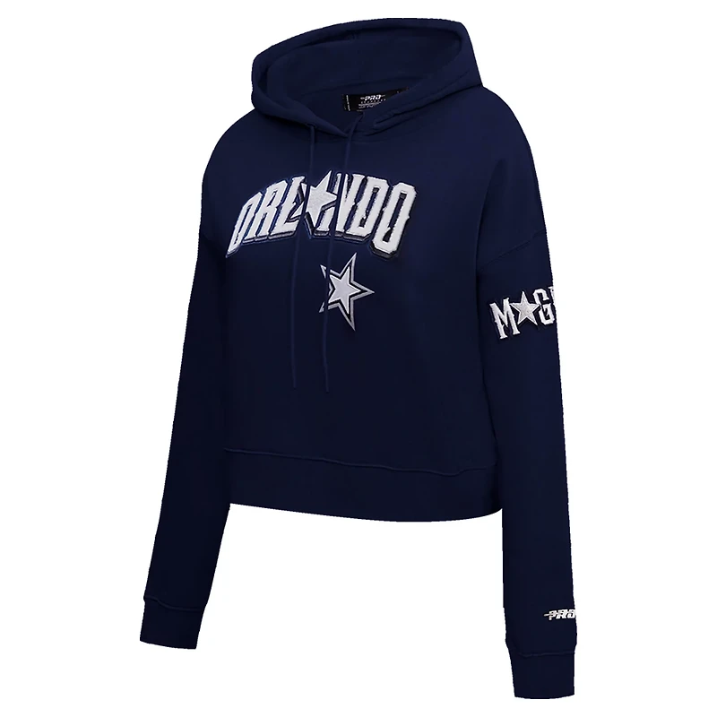 Pro Standard Orlando Magic 2023 24 City Edition Cropped Pullover Hoodie