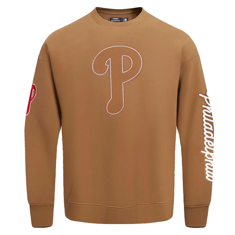 Pro Standard Philadelphia Phillies Paint The City Dropped Shoulder Pullover Sweatshirt