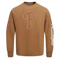 Pro Standard Philadelphia Phillies Paint The City Dropped Shoulder Pullover Sweatshirt
