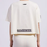 Pro Standard South Carolina Gamecocks Reverse French Terry Boxy Cropped T-Shirt