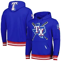 Pro Standard Texas Rangers Mash Up Logo Pullover Hoodie