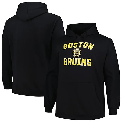 Profile Boston Bruins Big  Tall Arch Over Logo Pullover Hoodie