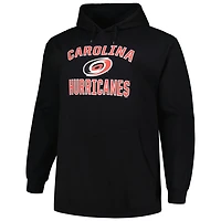 Profile Carolina Hurricanes Big  Tall Arch Over Logo Pullover Hoodie