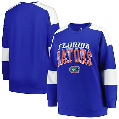 Profile Florida Gators Plus Striped Pullover Sweatshirt