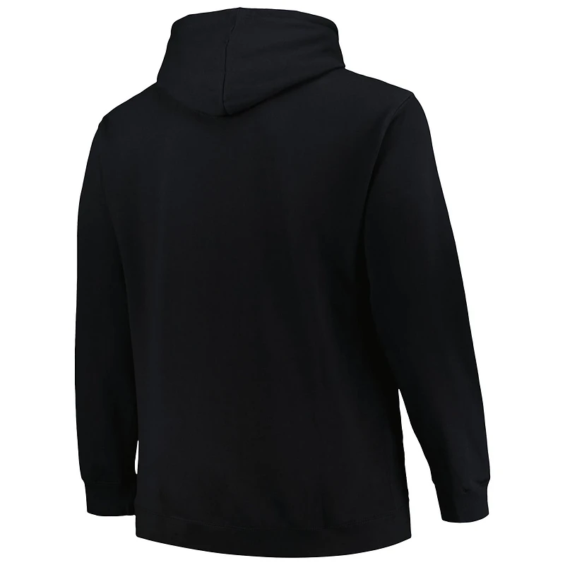 Profile Pittsburgh Penguins Big  Tall Arch Over Logo Pullover Hoodie