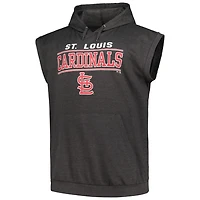 Profile St Louis Cardinals Big  Tall Muscle Sleeveless Pullover Hoodie