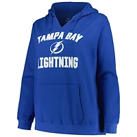 Profile Tampa Bay Lightning Plus Arch Over Logo Pullover Hoodie