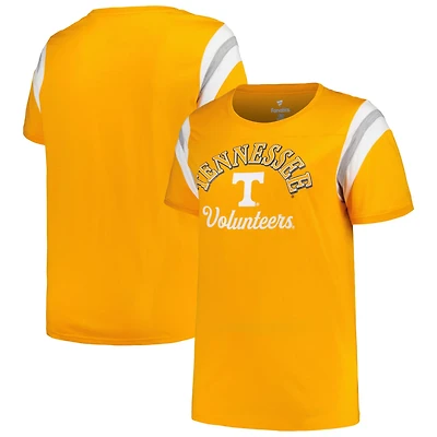 Profile Tennessee Volunteers Plus Striped Tailgate Scoop Neck T-Shirt