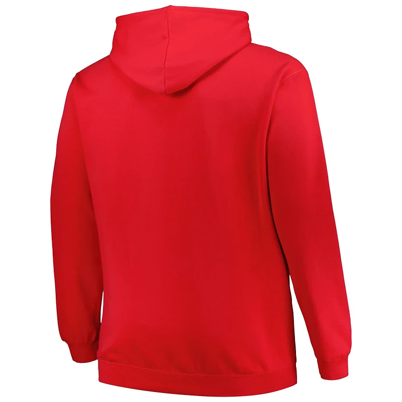 Profile Washington Capitals Big  Tall Arch Over Logo Pullover Hoodie