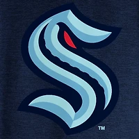 Seattle Kraken Primary Logo Quarter-Zip Pullover Fleece Jacket