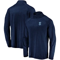 Seattle Kraken Primary Logo Quarter-Zip Pullover Fleece Jacket