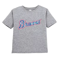 Soft as a Grape Gray Atlanta Braves Cooperstown Collection Two-Pack T-Shirt Set