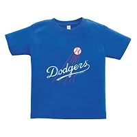 Soft as a Grape Gray Los Angeles Dodgers Cooperstown Collection Two-Pack T-Shirt Set