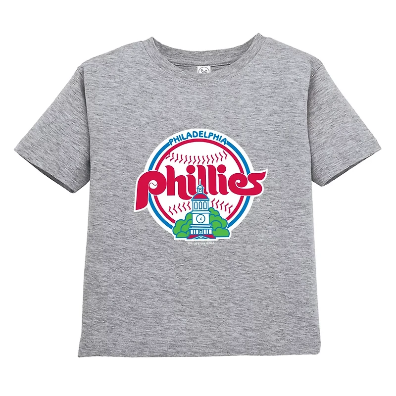 Soft as a Grape Gray Philadelphia Phillies Cooperstown Collection Two-Pack T-Shirt Set