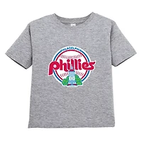 Soft as a Grape Gray Philadelphia Phillies Cooperstown Collection Two-Pack T-Shirt Set