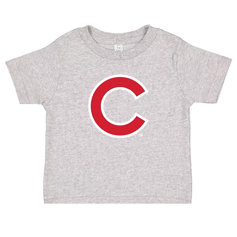 Soft as a Grape Heather Gray Chicago Cubs Cooperstown Collection Two-Pack T-Shirt Set