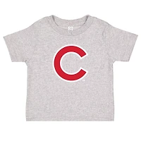 Soft as a Grape Heather Gray Chicago Cubs Cooperstown Collection Two-Pack T-Shirt Set