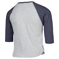 Soft as a Grape Houston Astros Raglan 3 4 Sleeve T-Shirt